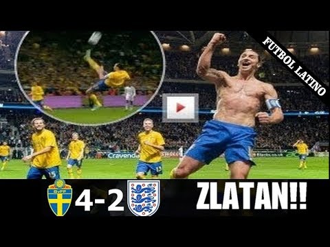 The Day Zlatan Ibrahimovic Destroyed England - Highlights English Commentary 14/11/2012