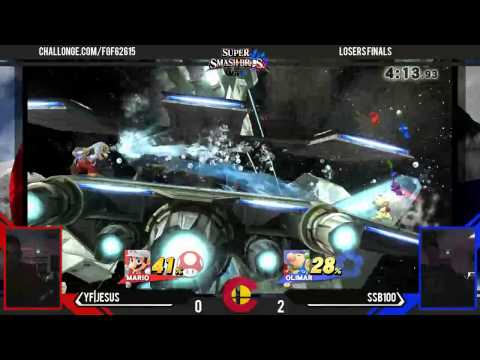 FGF1 - YF.Jesus (Mario) Vs. SSB100 (Olimar) Losers Finals - Smash 4