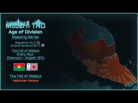 Modern TNO Mapping | The Fall of Malaya (February-August 1971) | Every Hour