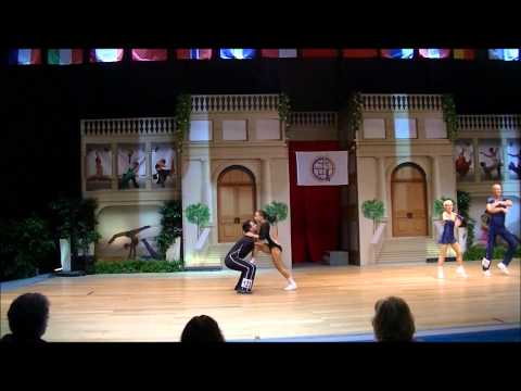 Tobias BLUDAU und Katharina BÜRGER, Rimini World Masters, 12.07.2014 Akro VR