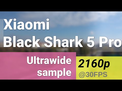 4K 2160p 30fps (ultrawide camera) - Xiaomi Black Shark 5 Pro