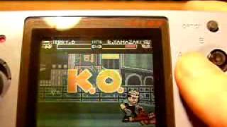 Fatal Fury 1st Contact on SNK Neo Geo Pocket Color. Gameplay & Commentary