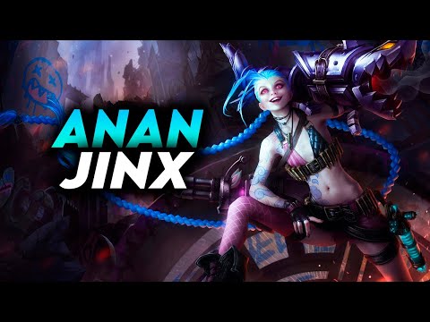 [安安的金克丝] Anan Jinx vs Tristana - CN super server Master