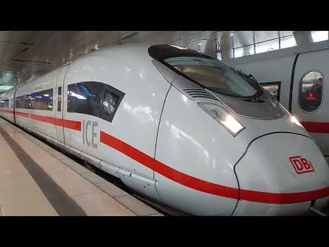 Abfahrt ICE Velaro D als ICE 917 nach Stuttgart Hbf am Bahnhof Frankfurt Flughafen-Fernbahnhof