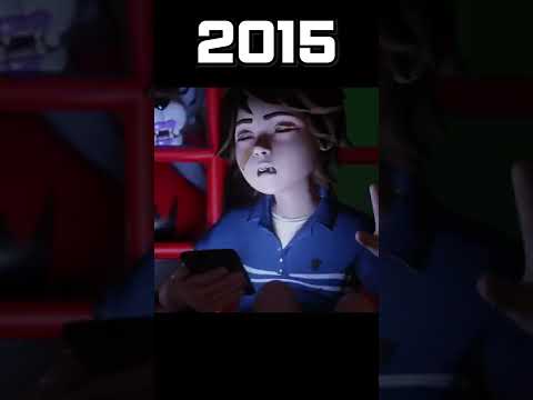 Evolution of Gregory in FNAF