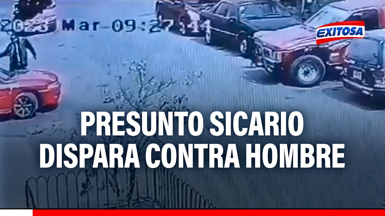 🔴🔵San Juan de Lurigancho: Presunto sicario dispara hasta en diez oportunidades contra un hombre