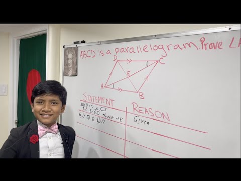 Proving Parallelograms With Two Column Proofs - Geometry