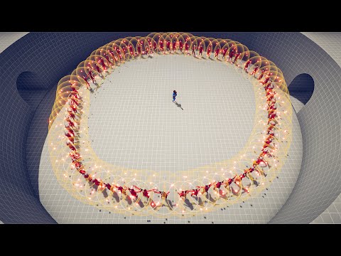 100x Celestial Aegis CIRCLE vs EVERY UNIT - Totally Accurate Battle Simulator | TABS