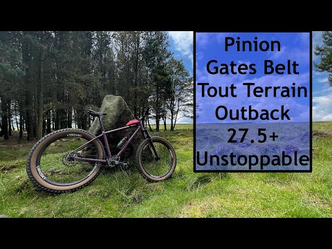 Pinion Gearbox Gates Carbon Drive Belt Tout Terrain Outback 27.5+ Hardtail