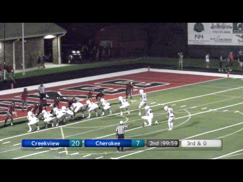 Creekview vs Cherokee - Scrimmage Football game 6 of 7