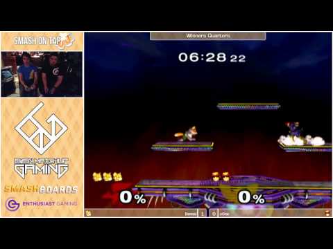 n0ne (Falcon) vs Bernal (Fox) - Smash On Tap 2 - Melee Singles Winners Quarters