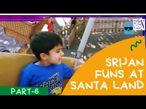 Srijan is at Santa Village Part - 6 | Kids Fun At Santa Land | Playground Park Fun