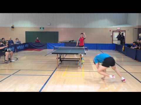 Table Tennis 2014 Potomac Open Chen Bowen Vs. Chen Ruichao