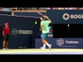Roger Federer 'Tweener Hot Shot & More, Toronto 2014