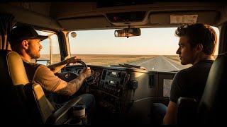 The Trucker Let Me Ride Shotgun Across Three States | Gay Tale