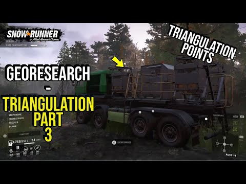 GeoResearch (Part 3) - Triangulation Location Scan Point Locations in Snow*Runner