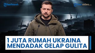 Satu Juta Rumah di Ukraina Mendadak 'Gelap Gulita' buntut Serangan Rusia: Putin Tembakkan 450 Drone