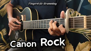 Download lagu CANON ROCK | Fingerstyle   drum | Faiz Fezz mp3