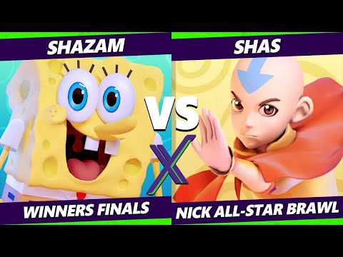 S@X 424 Winners Finals - Shazam (Spongebob, Michelangelo) Vs. Shas (Aang) SSBU Nickelodeon All-Star