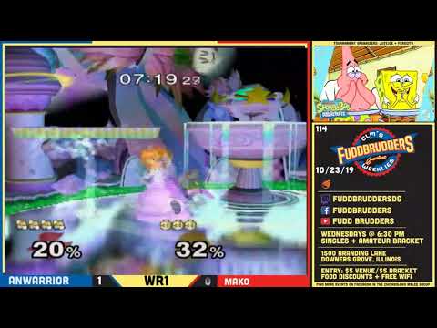 SSBM Mako vs Anwarrior FuddBrudders 115