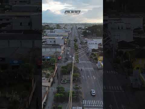 Vista Panoramica do Centro de Piraquara em Final de Domingo  #piraquara #drone