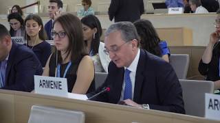 Statement by Foreign Minister Zohrab Mnatsakanyan at 39th Session of Human Rights Council