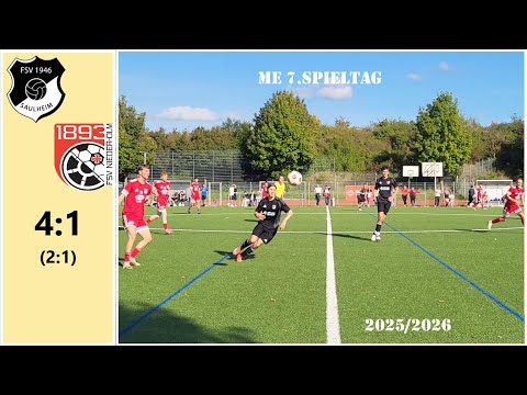 FSV Saulheim vs FSV Nieder-Olm. ME 7.Spieltag 14.09.2025