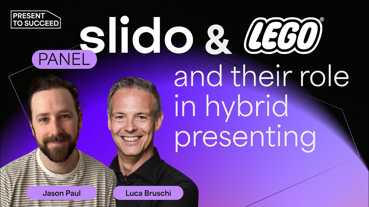 Panel Discussion with Jason Paul from slido & Luca Bruschi from LEGO | PtS 2023
