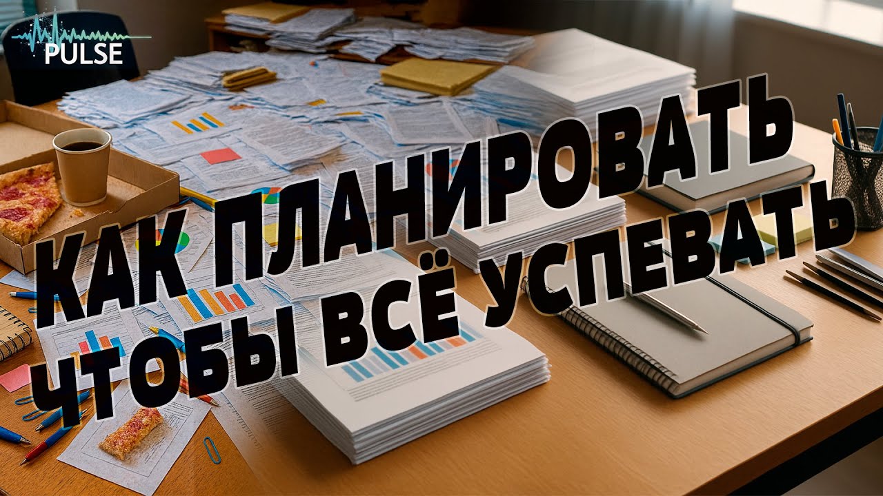 Как планировать работу чтобы всё успевать. Максимальная эффективность