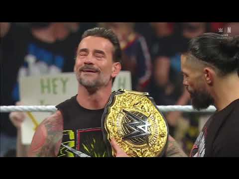 CM Punk & Cody Rhodes Confronts Roman Reigns - WWE RAW 11/24/2025