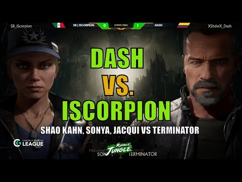 TERMINATOR VS SHAO KAHN, SONYA, JACQUI - Dash vs Iscorpion - Mortal Kombat 11 Ultimate