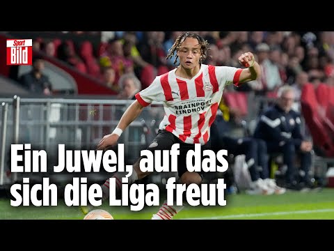 Xavi Simons: Diese Traumtore gibt’s hoffentlich bald in der Bundesliga | Viral daneben