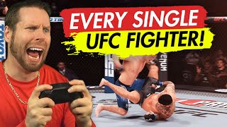 Winning a Fight with Every UFC Fighter Online!