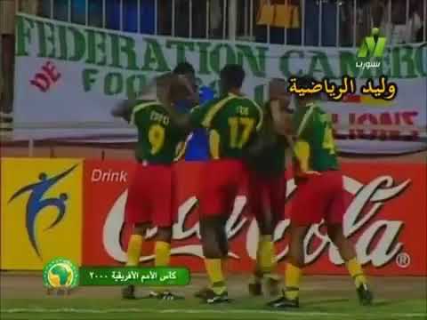 Cameroon 2-0 Tunisia Semi-Finals. African cup 2000 Samuel etoo goal 2000/2/10