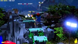Lego Jurassic World: Level 7 InGen Arrival FREE PLAY (All Collectibles) - HTG