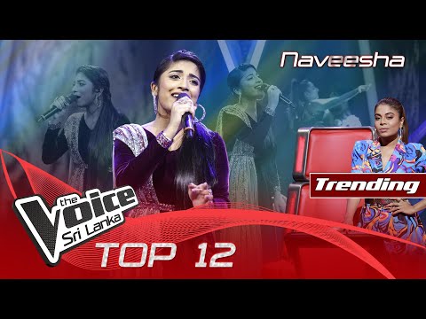 Naveesha Sooriyaarachchi | Sitha Obata Muwawee (සිත ඔබට මුවාවී) | Top 12 | The Voice Sri Lanka