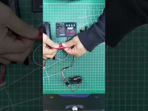 OSE Raider 150 ESC programmer hookup.