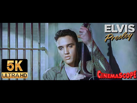 Elvis Presley AI 5K Colorized / Restored - "Jail scene" Young and beautiful