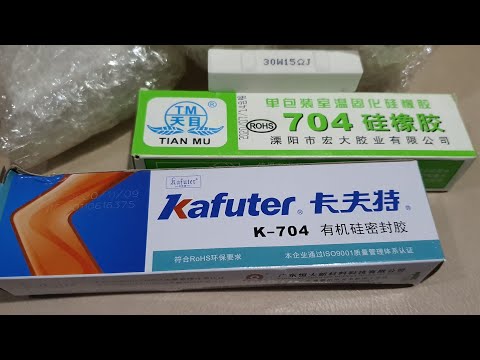 Results of PCB Glue Crossover Tian Mu RTV 704 and Kafuter RTV 704