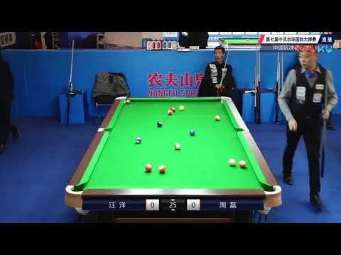 Wang Yang VS Zhou Lei - China Region Finals - 7th World Chinese Pool Masters
