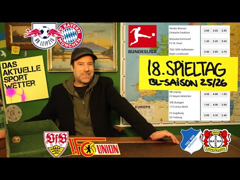 Bundesliga tips for Matchday 18, 2025/26 season | including VfB Stuttgart vs. Union Berlin & Augs...