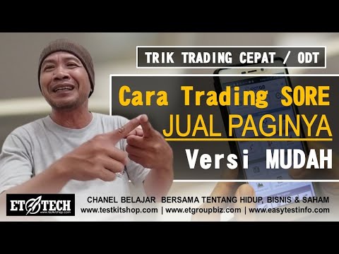 Cara MUDAH Trading SORE Jual PAGI utk CUAN HAPPY | Trik Tps Investor/ Trader Saham Online dari NOL Video