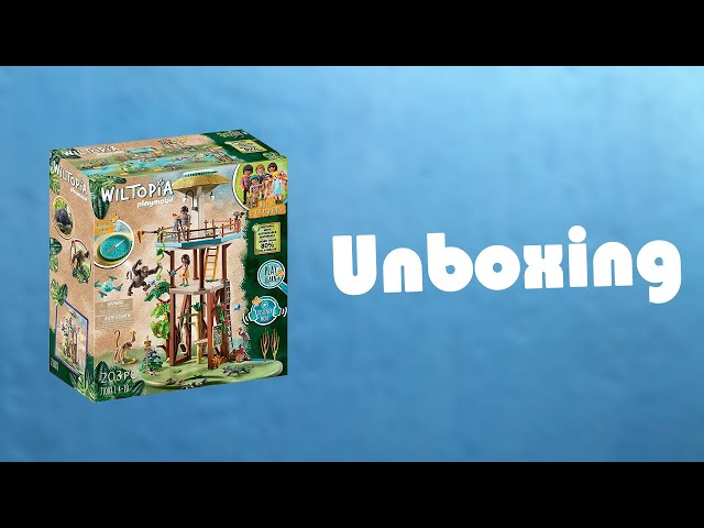 Vídeo relacionado con PLAYMOBIL Wiltopia 71008 Torre de Investigación con Brújula y Animales de Juguete, Juguete sostenible para niños a Partir de 4 años