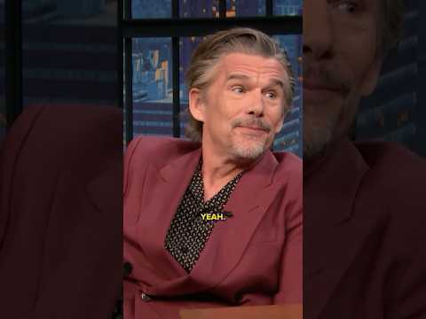 Ethan Hawke remembers his wild story of traveling to the Sundance Film Festival in the snow 🫣❄️
