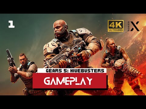 Gears 5 HiveBusters Gameplay Walkthrough Part 1 - Intro [4K UHD 60fps XBOX SERIES X] No Commentary