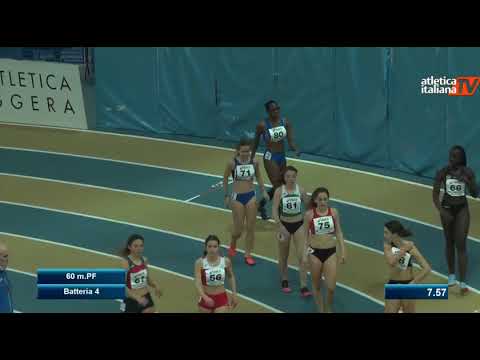 Batteria 4 60 metri Promesse Donne - Campionati Italiani Juniores e Promesse indoor 2019