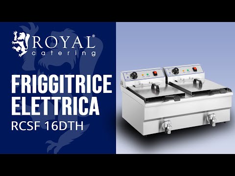 Video - Friggitrice elettrica - 2 x 16 litri - 400 V