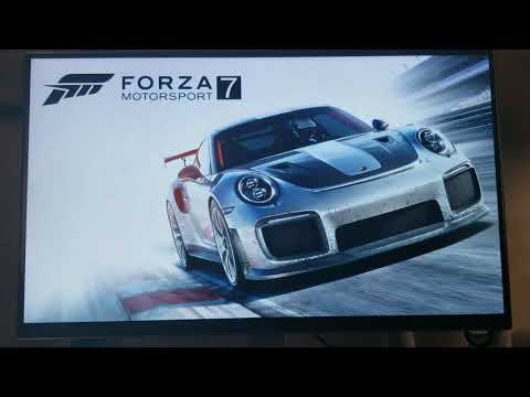 Xbox One X with Freesync Monitor 4K Test LG UD69P 27 inch Part #1