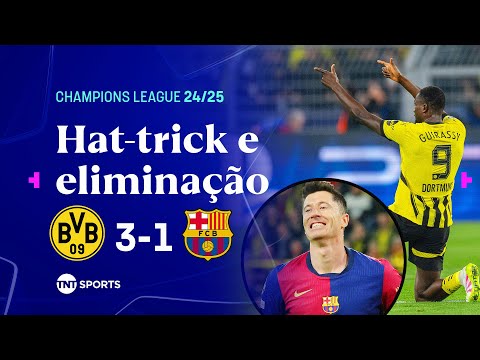 Gols e lances de Borussia Dortmund x Barcelona