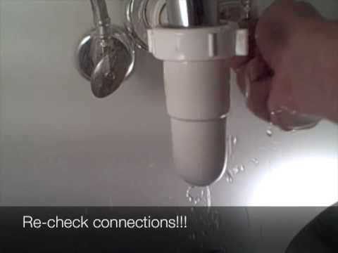 Grohe faucet installation